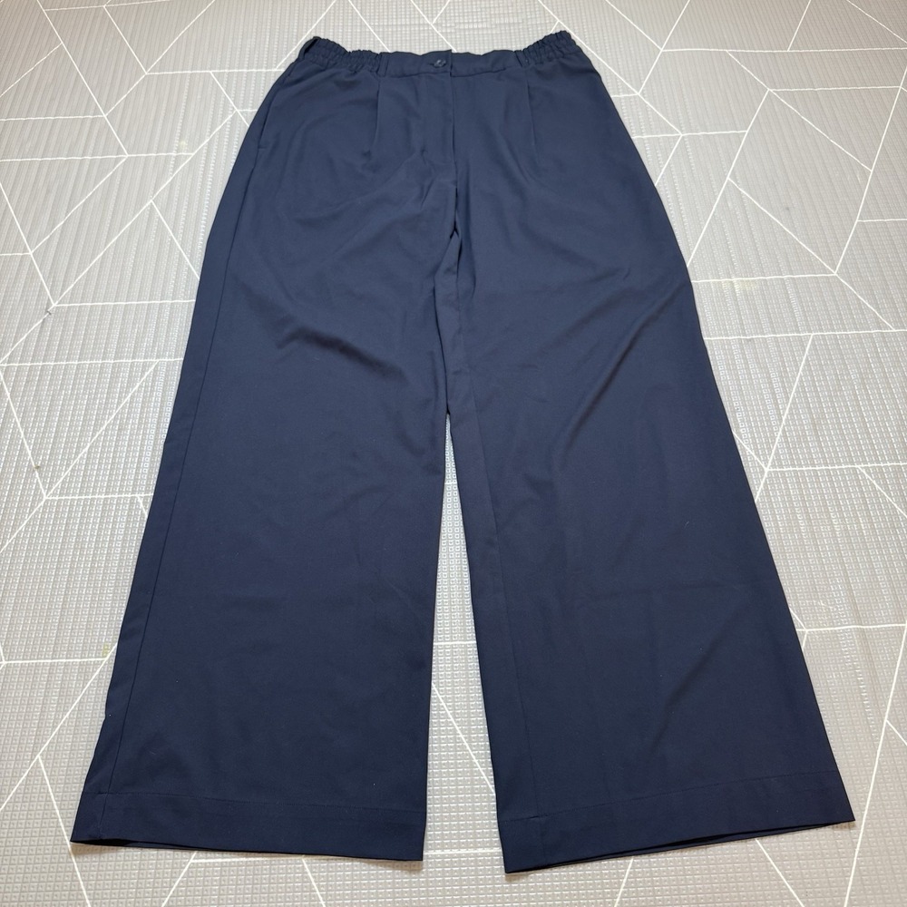 Beyond Yoga Status Trouser Pants Black Large Career Travel Wide Leg NW1251
